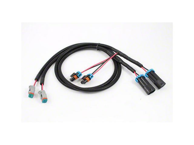 Raxiom Axial Series H10 Fog Light Dual Wire Harness Adapter Set (03-06 Silverado 1500)