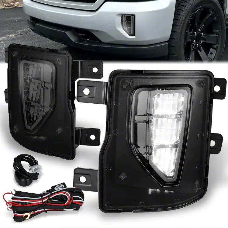 Silverado 1500 Fog Lights; Smoked (1618 Silverado 1500) Free Shipping