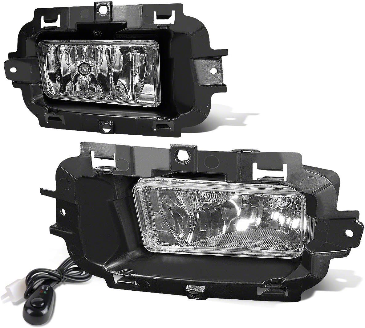 Silverado 1500 Fog Lights with Switch; Clear (1416 Silverado 1500