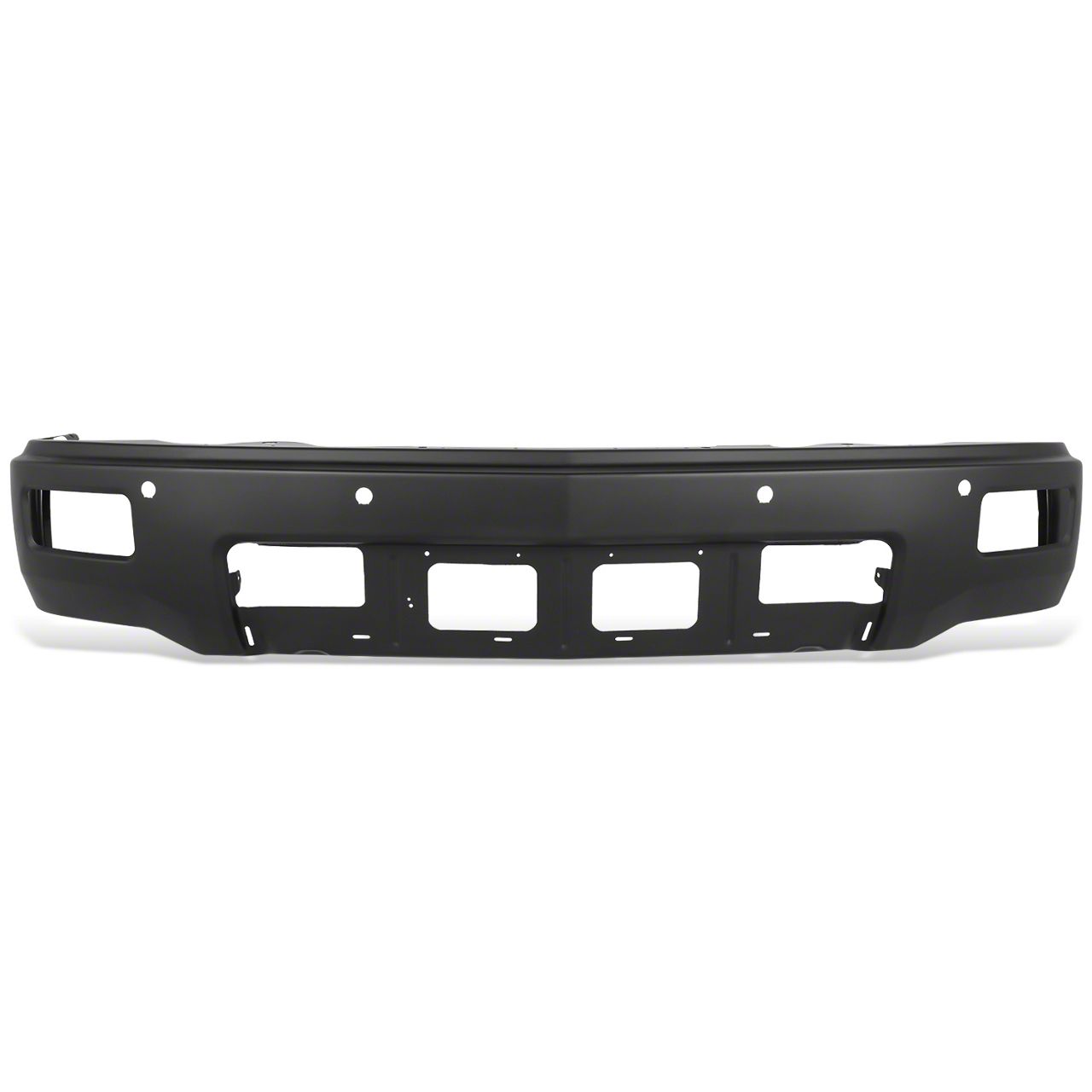Front Bumper Cover For 2016-2018 Chevy Silverado 1500 – Plastic, Black W/ Trailer Holes