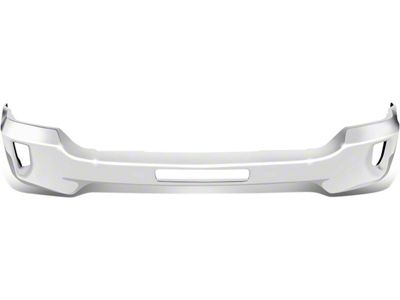 Front Bumper Cover with Fog Light Openings; Chrome (16-18 Silverado 1500)