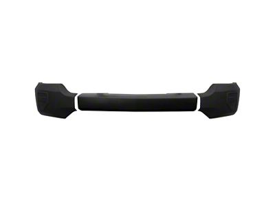 Front Bumper Cover with Fog Light Openings; Matte Black (16-18 Silverado 1500)