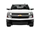 Front Bumper Cover without Fog Light Openings; Not Pre-Drilled for Front Parking Sensors; Gloss Black (14-15 Silverado 1500)