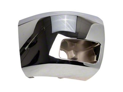 Front Bumper End with Fog Light Hole; Passenger Side (12-13 Silverado 1500)