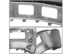 Front Bumper with Fog Light Openings; Pre-Drilled for Front Parking Sensors; Chrome (14-15 Silverado 1500)