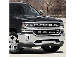 Front Bumper with Fog Light Openings; Pre-Drilled for Front Parking Sensors; Chrome (16-18 Silverado 1500)