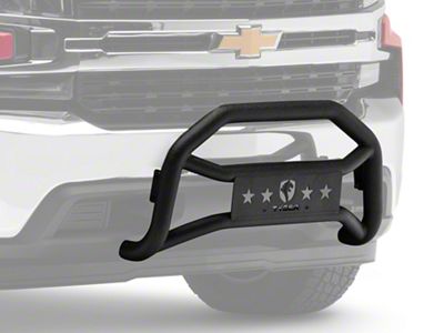 Front Bumper Guard; Textured Black (19-25 Silverado 1500)