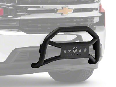 Front Bumper Guard; Textured Black (19-24 Silverado 1500)