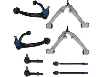 Front Control Arms with Tie Rods (07-13 Silverado 1500 w/ Stock Aluminum Lower Control Arms)