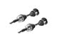 Front CV Axle Shafts and Hub Assembly Set with Front Outer Tie Rods (99-03 4WD Silverado 1500 Regular Cab, Extended Cab; 04-06 4WD Silverado 1500)