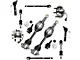 Front CV Axles with Wheel Hub Assemblies, Sway Bar Links and Tie Rods (07-13 4WD Silverado 1500)