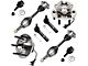 Front CV Axles with Wheel Hub Assemblies, Tie Rods and Ball Joints (07-13 4WD Silverado 1500)