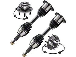 Front CV Axles with Wheel Hub Assemblies (99-06 4WD Silverado 1500)