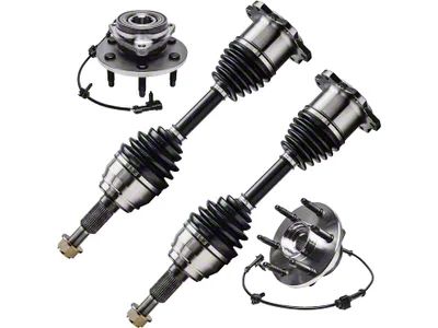 Front CV Axles with Wheel Hub Assemblies (99-06 4WD Silverado 1500)