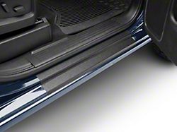 Front Door Sill Protection; Black (14-25 Silverado 1500)