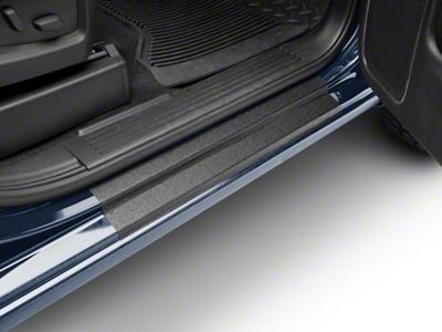 Front Door Sill Protection; Black (14-24 Silverado 1500)