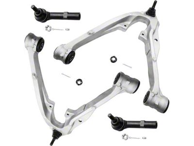 Front Lower Control Arms with Outer Tie Rods (07-13 Silverado 1500 w/ Stock Aluminum Lower Control Arms)