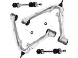 Front Lower Control Arms with Sway Bar Links (07-13 Silverado 1500 w/ Stock Aluminum Lower Control Arms)