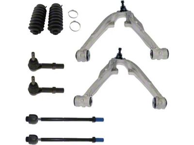 Front Lower Control Arms with Tie Rods (07-13 Silverado 1500 w/ Stock Aluminum Lower Control Arms)
