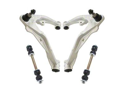 Front Lower Control Arms with Ball Joints and Sway Bar Links (14-17 Silverado 1500 w/ Aluminum Control Arms)