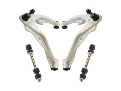 Front Lower Control Arms with Ball Joints and Sway Bar Links (14-17 Silverado 1500 w/ Aluminum Control Arms)