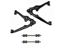 Front Lower Control Arms with Ball Joints and Sway Bar Links (16-18 Silverado 1500 w/ Stamped Steel Control Arms)