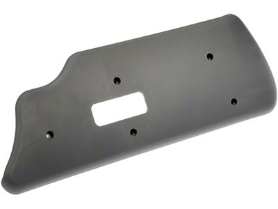 Front Seat Track Cover; Driver Side; Pewter (02-06 Silverado 1500)