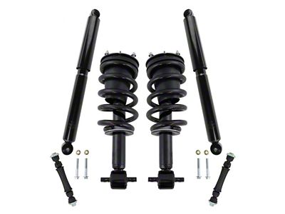 Front Strut and Spring Assemblies with Rear Shocks and Sway Bar Links (14-18 2WD Silverado 1500)