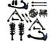 Front Strut and Spring Assemblies with Front Control Arms, Hub Assemblies and Tie Rods (07-13 2WD Silverado 1500 w/ Stock Cast Iron Control Arms & w/o Electronic Suspension)