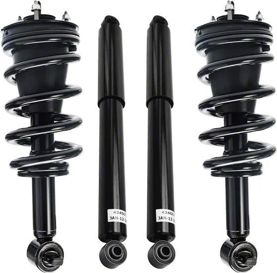 Silverado 1500 Front Strut and Spring Assemblies with Rear Shocks (14