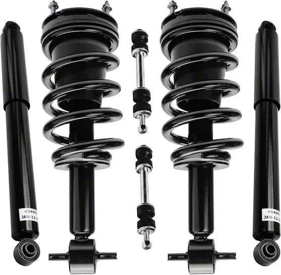 Silverado 1500 Front Strut and Spring Assemblies with Rear Shocks and