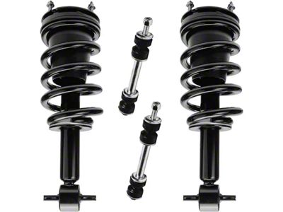 Front Strut and Spring Assemblies with Sway Bar Links (07-13 Silverado 1500)