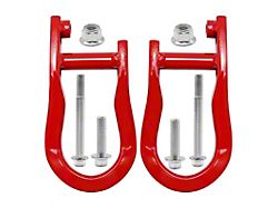 Front Tow Hooks; Red (07-18 Silverado 1500)