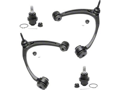 Front Upper Control Arms with Lower Ball Joints (07-13 Silverado 1500 w/ Aluminum Control Arms)