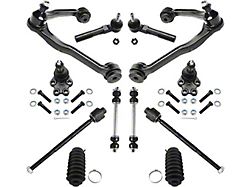 Front Upper Control Arms with Lower Ball Joints and Tie Rods (99-06 2WD Silverado 1500 w/ Front Coil Springs)