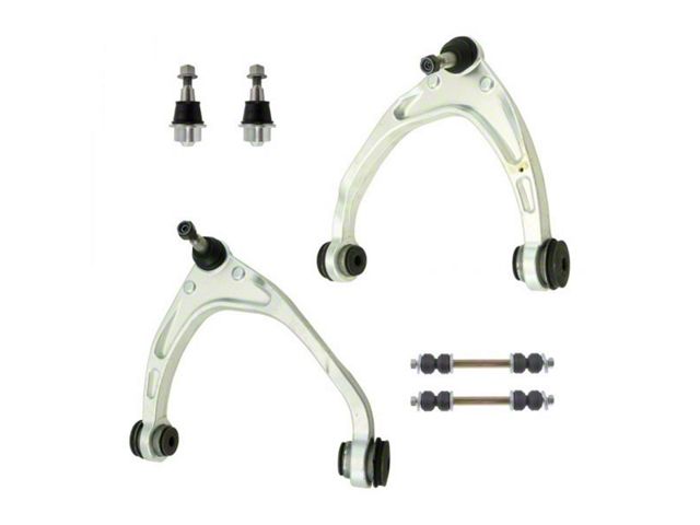 Front Upper Control Arms with Ball Joints and Sway Bar Links (14-16 Silverado 1500 w/ Aluminum Control Arms)