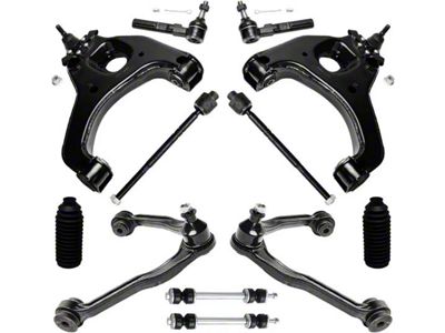 Front Upper and Lower Control Arms with Sway Bar Links and Tie Rods (99-06 Silverado 1500 2WD)