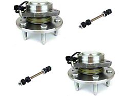 Front Wheel Hub Assemblies with Sway Bar Links (14-18 2WD Silverado 1500)