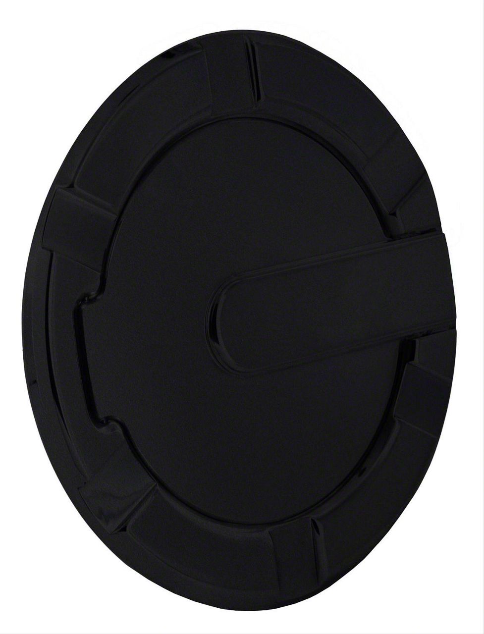 Silverado 1500 Striker Style Billet NonLocking Fuel Door; Flat Black (9918 Silverado 1500)