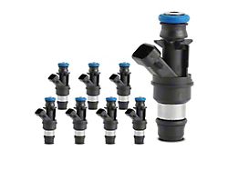 Fuel Injector Kit; Set of 8; Black (99-00 V8 Silverado 1500)