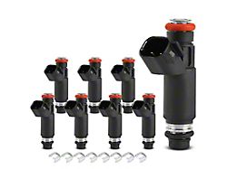 Fuel Injector Kit; Set of 8; Black (02-06 5.3L Silverado 1500)