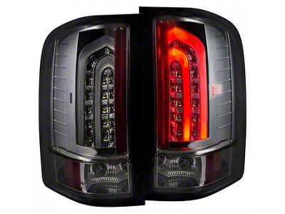 G2 LED Tail Lights; Black Housing; Smoked Lens (07-13 Silverado 1500)