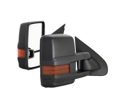 G2 Powered Heated Telescoping Mirrors with Amber LED Turn Signals (14-16 Silverado 1500)