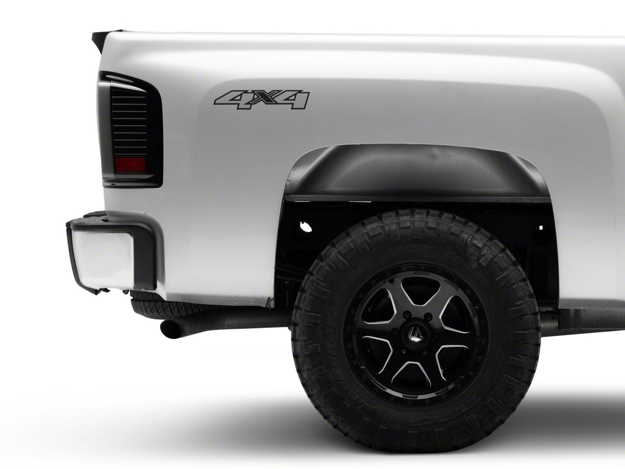 Speed Daddy Smoked LED C-Tube Tail Light Bar For 07-14 Chevy Silverado – Black Housing, Red LED Brake Lamps