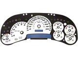 Instrument Cluster Upgrade Kit with Transmission Temperature; White (03-05 Silverado 1500 w/ Automatic Transmission)