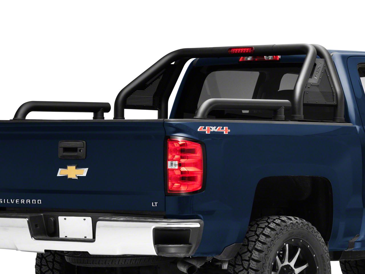 Silverado 1500 Gladiator Roll Bar; Black (0718 Silverado 1500) Free