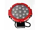 Gladiator Roll Bar with 7-Inch Red Round LED Lights; Black (01-24 Silverado 1500)