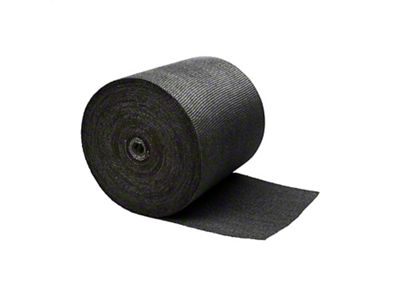 Glass Fiber Exhaust Wrap; 6-Inch x 100-Foot; Black (Universal; Some Adaptation May Be Required)