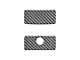 Glove Box Accent Trim; Domed Carbon Fiber (19-24 Silverado 1500)