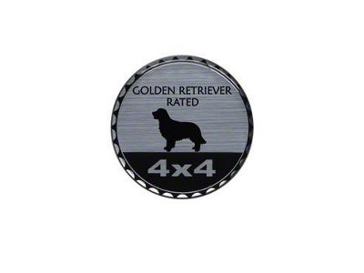 Golden Retriever Rated Badge (Universal; Some Adaptation May Be Required)